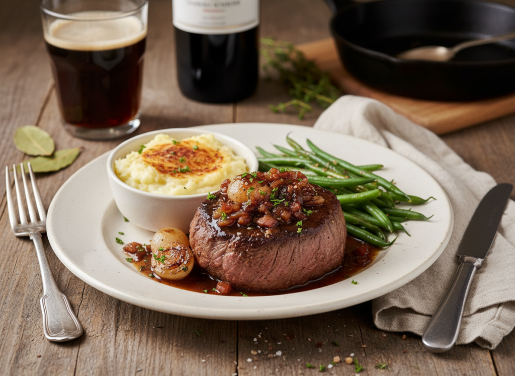 Filet de bœuf braisé — Recette traditionnelle