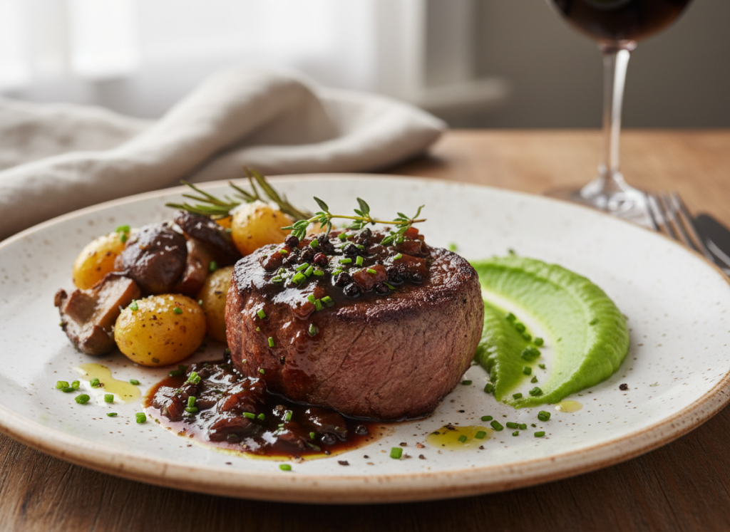 Filet de bœuf madère — Recette traditionnelle